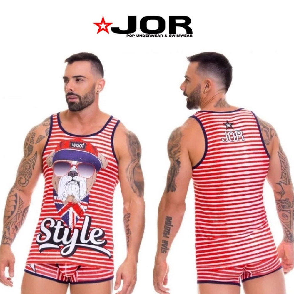 Jor Woof Style Tank Top Small Gently worn 96% polyester/4% elastane 19" armpits